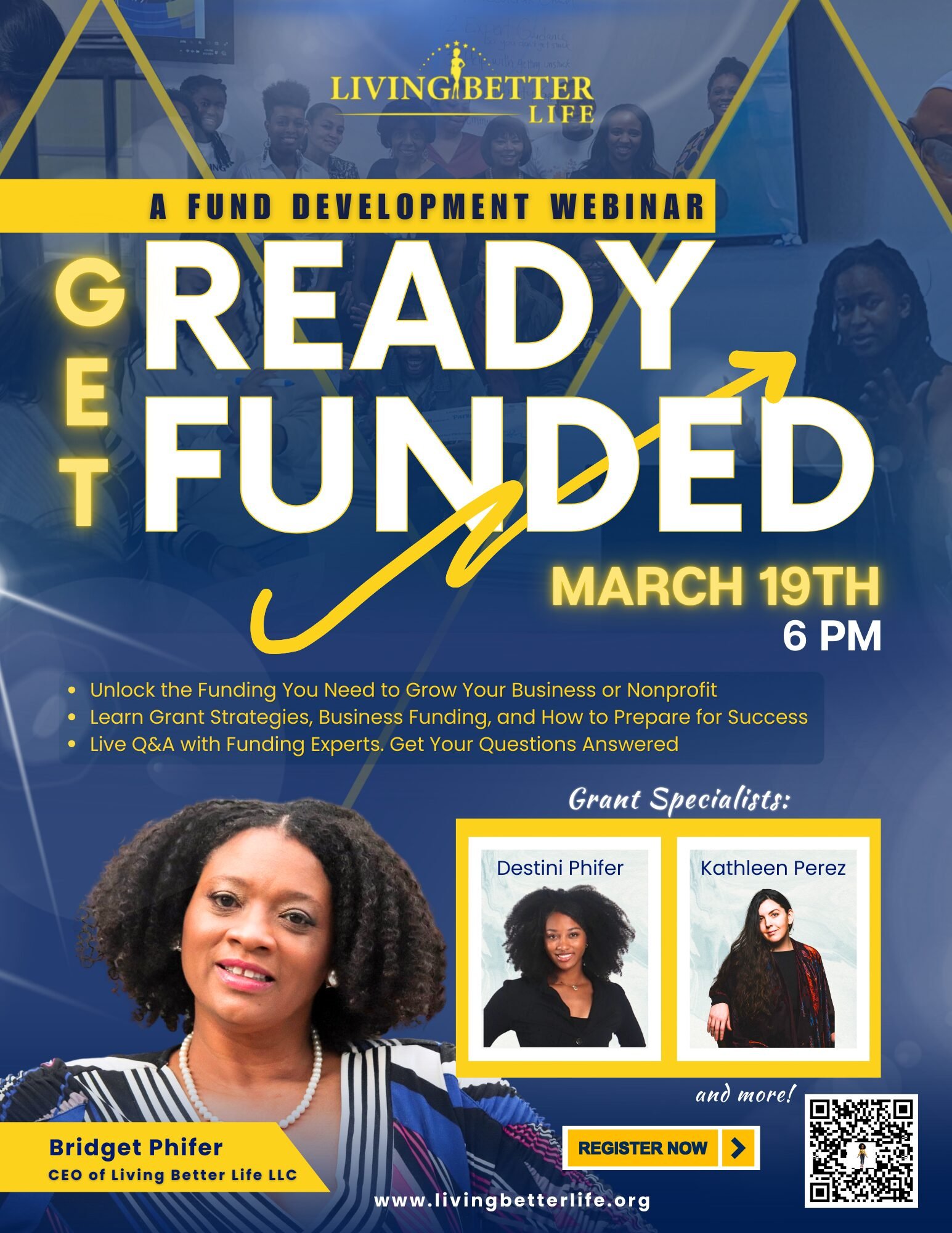 Ready For Development Get Ready – Get Funded: A Fund Development Webinar | Living Better Life